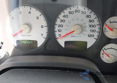 2003 Dodge Ram 1500 Slt/Laramie/St из США, поврежденный, VIN 1D7HA18D93S281887